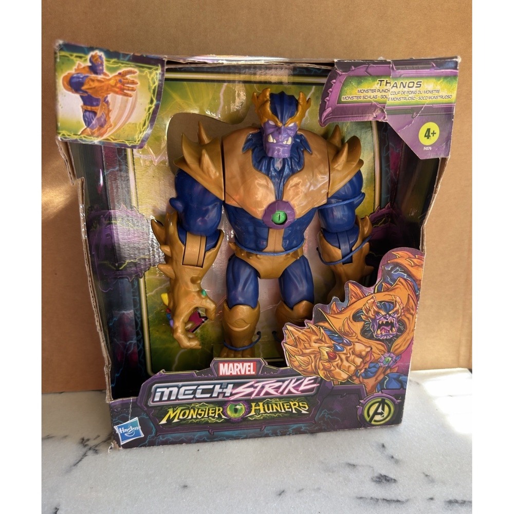 Marvel Mech Strike Monster Hunters Thanos Monster Punch 9" Action Figure Hasbro